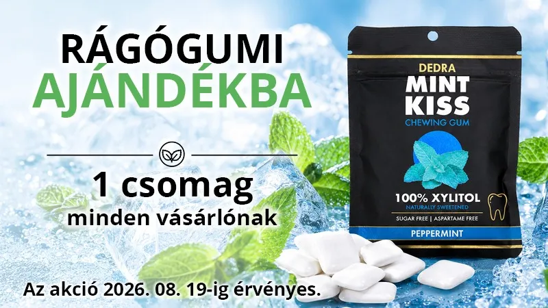 🎁 AJÁNDÉK MINT KISS rágógumi minden rendeléshez!